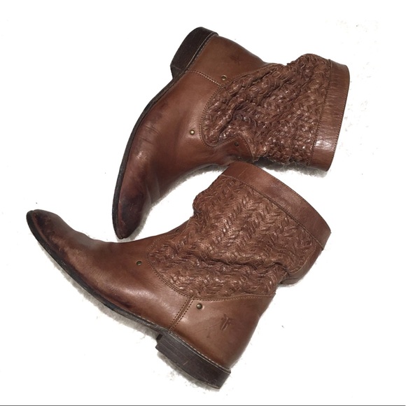 Frye Shoes - Frye’s Brown Shirley western riding boot 77906
